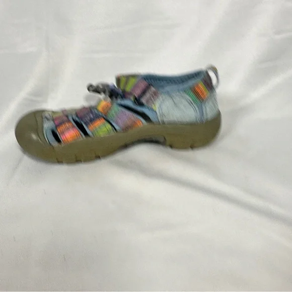 Keen Newport H2 Youth Sandals Rainbow Webbing Water Hiking Outdoor 12 Washable - Picture 5 of 12